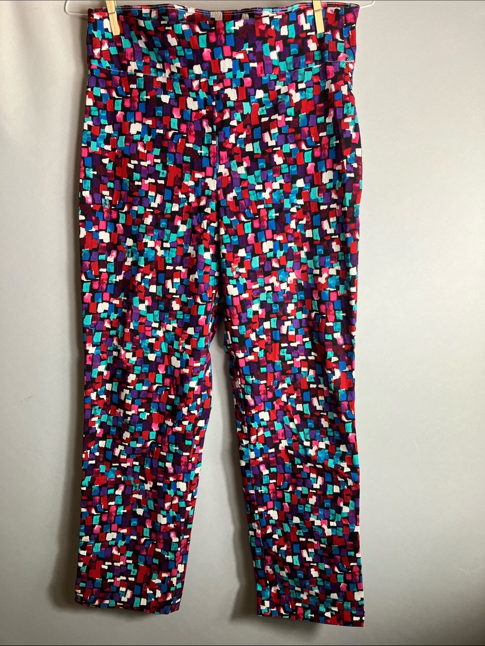 Attyre Multicolor Geometric Print Petite Pants